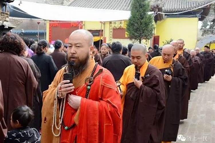 妙林法师做法事