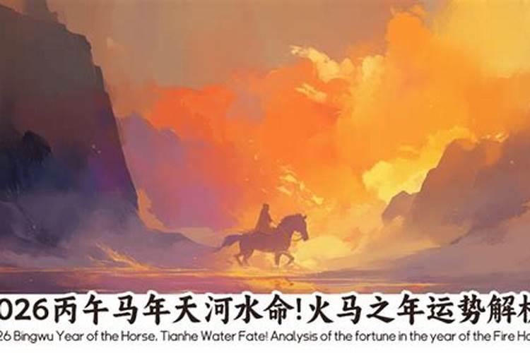 天河水命2026年运程