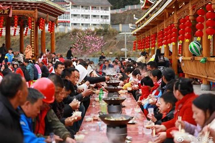 冬至长桌宴祭祖