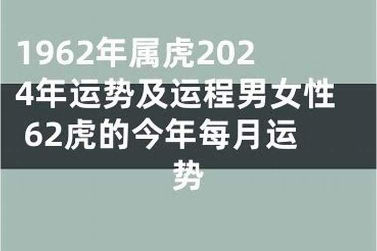 1962年2026年运势及运程
