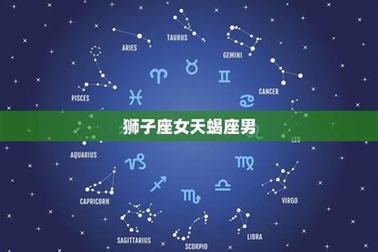 狮子座和天蝎座