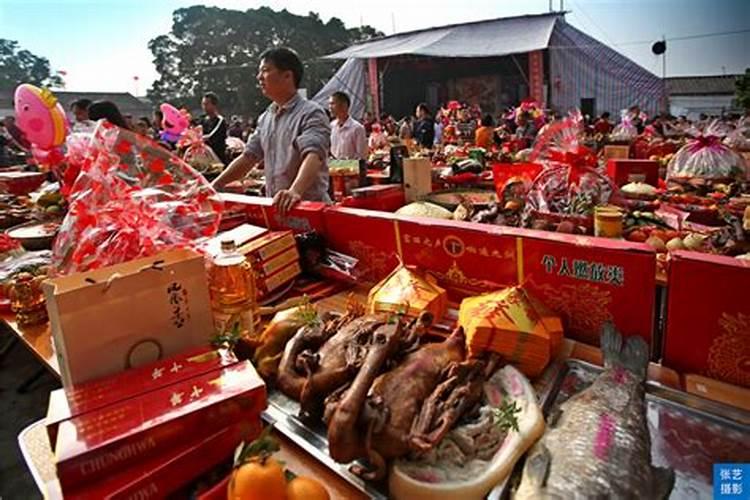 冬至祠堂祭祖供品