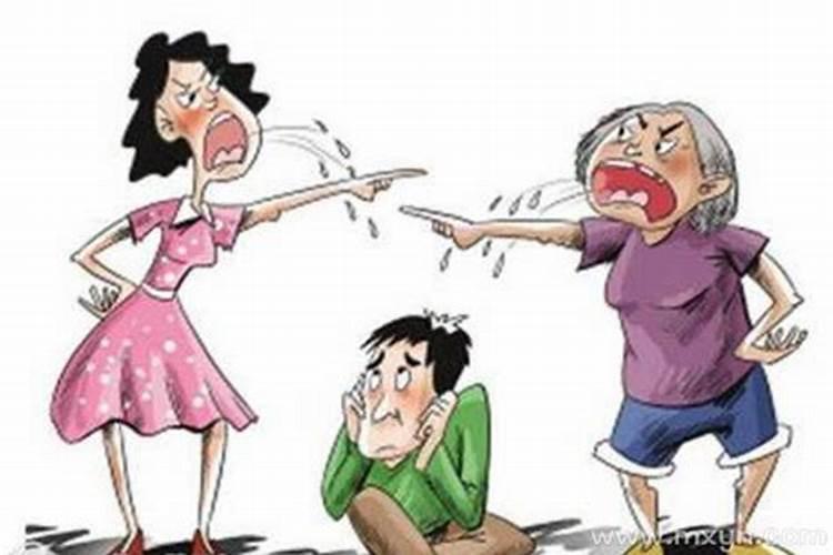梦见给公公婆婆吵架周公解梦