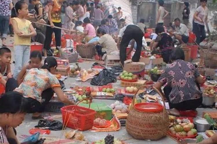 汕尾中元节祭品