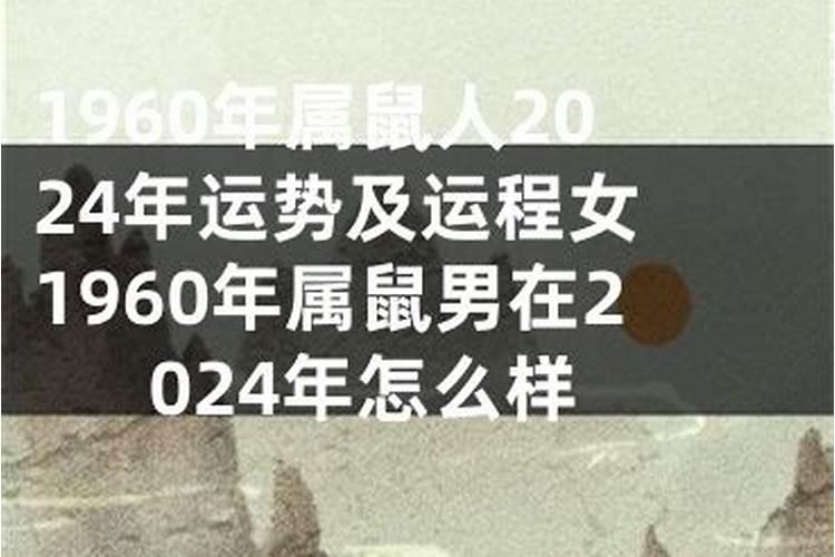 1960年鼠在2026年的运程