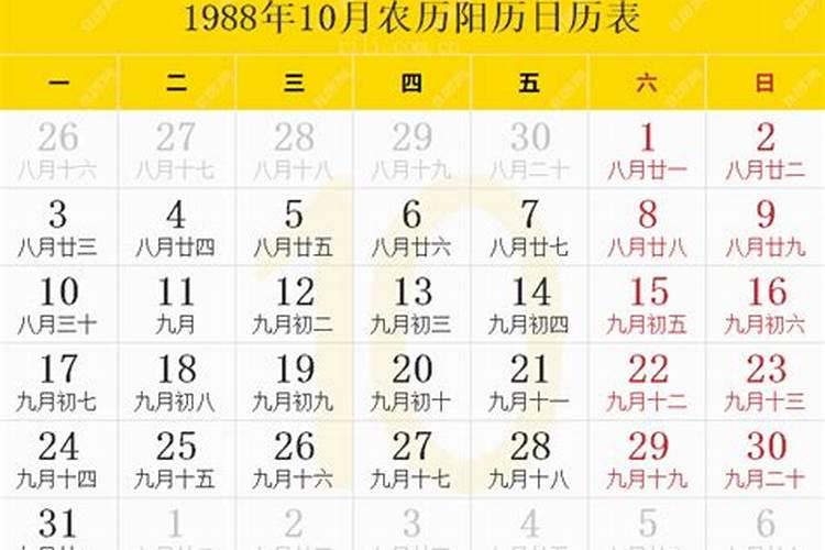 1988年农历10月6运势怎么样？