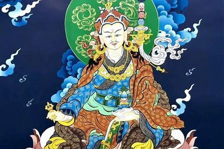 藏传佛教上师做法事