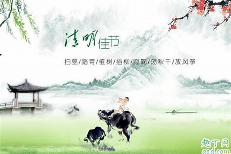 小学清明节放到几号？