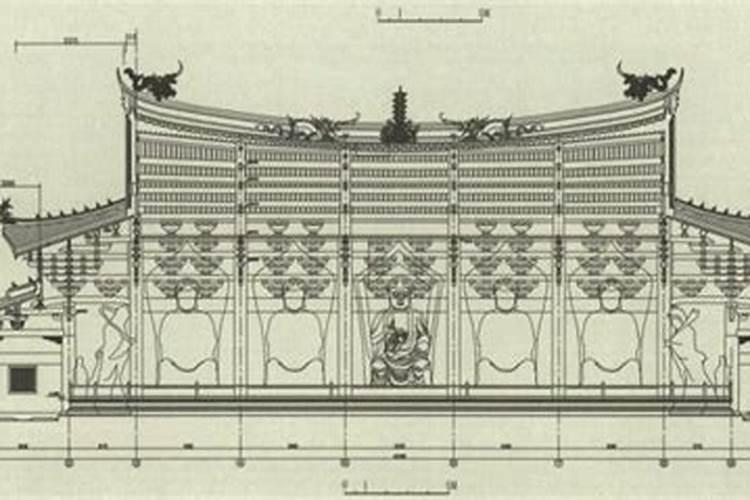 大雄宝殿做法事