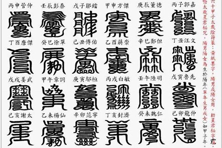 六十甲子太岁符怎么用？