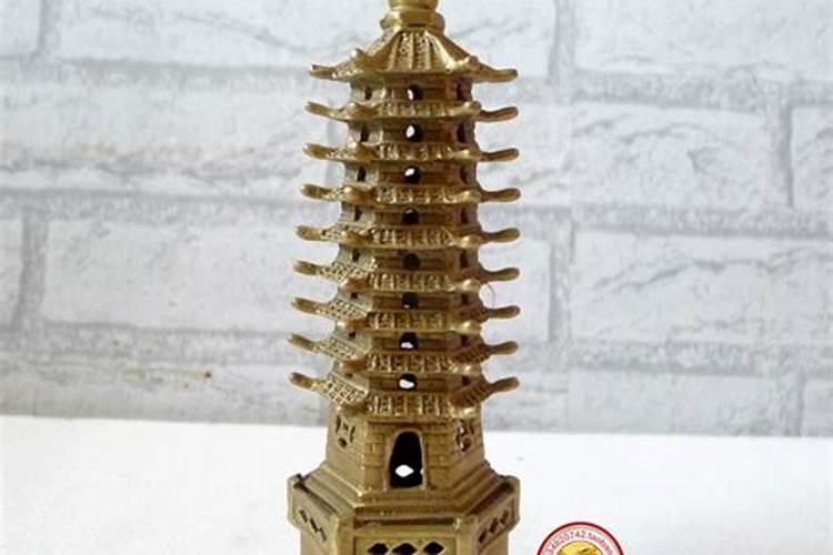 义乌铜质开光文昌塔