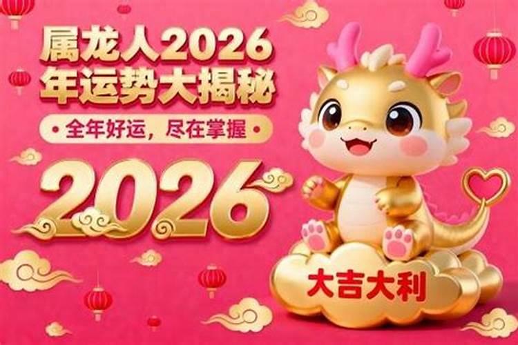 2026年龙人下半年运势