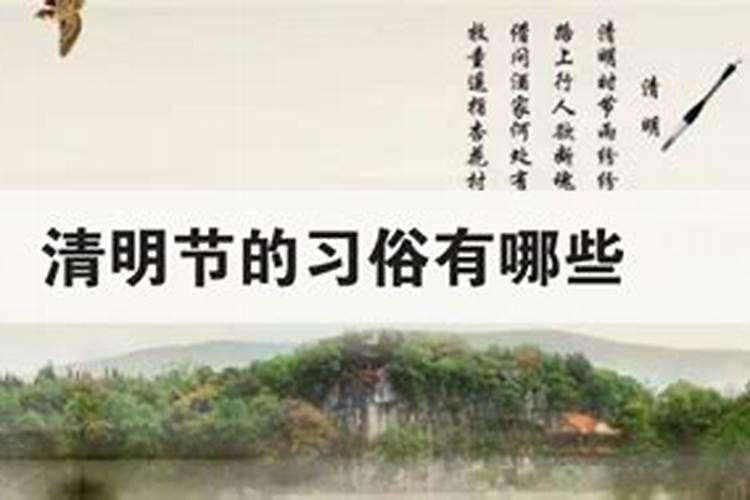 清明节的习俗有很多翻译？