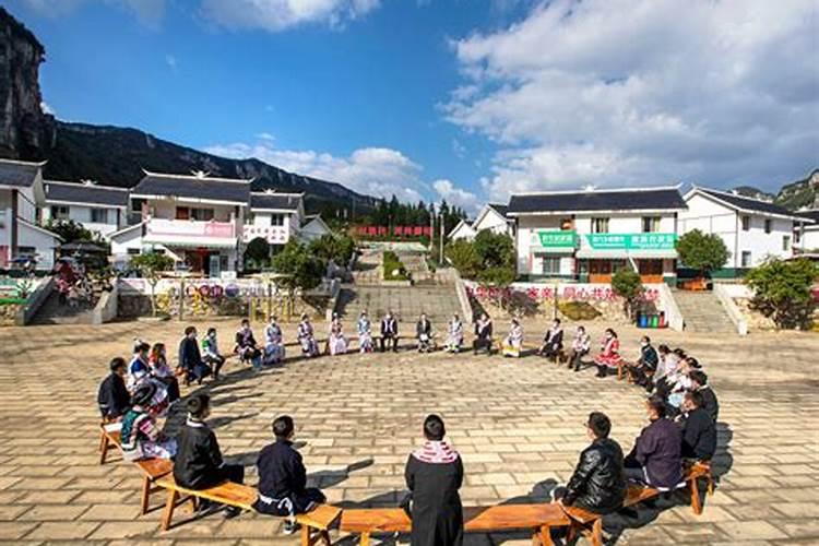 黔西新仁做法事的陈清友