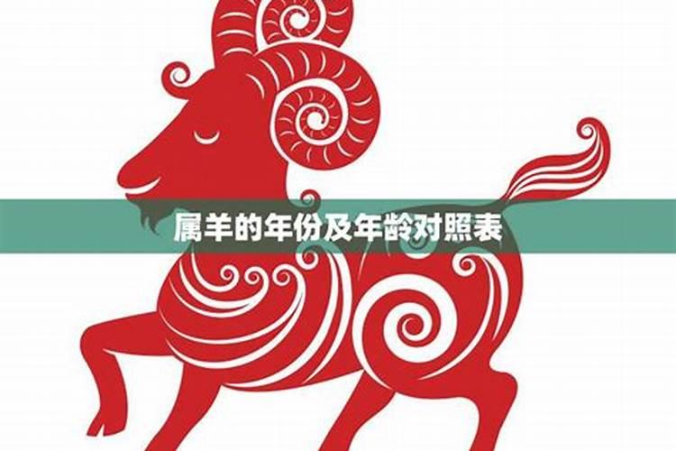 属羊的年龄表