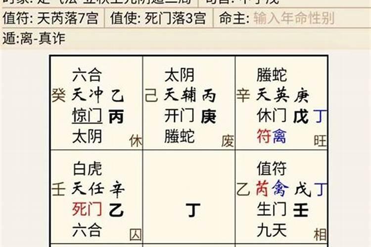 奇门遁甲求财占断法