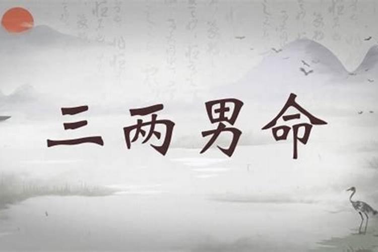 三两1钱男一生运势