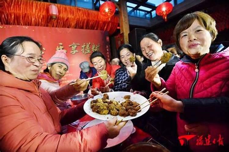 福州冬至习俗搓米时加红糖