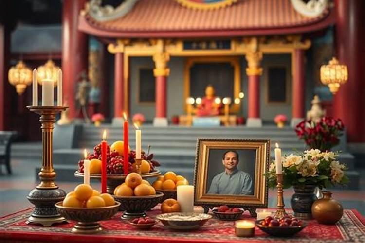 祭拜过世的老人的话