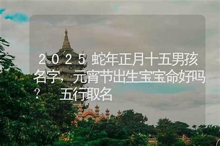 正月十五出生男孩属牛怎样？