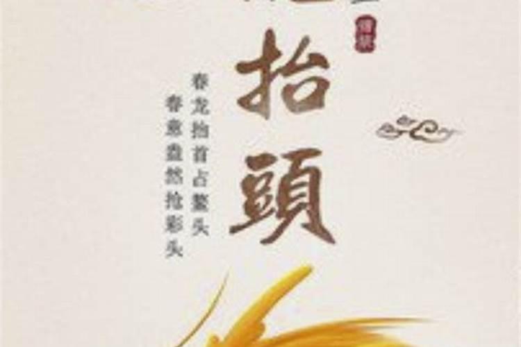 二月二龙抬头出生男