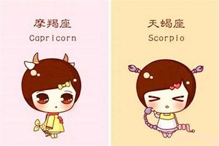 天蝎座和摩羯座八字不合