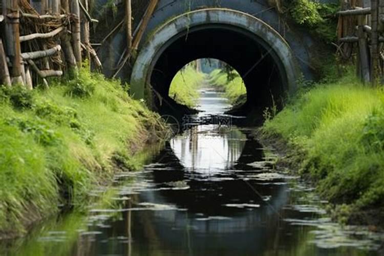 梦见回自己家的路都是污水