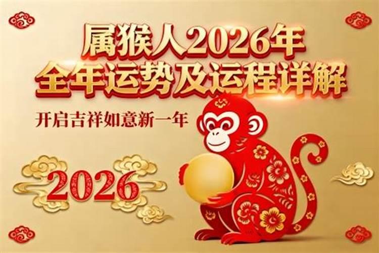 2026年属猴人正月出生的运程