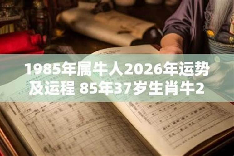 属牛1985年2026年运程