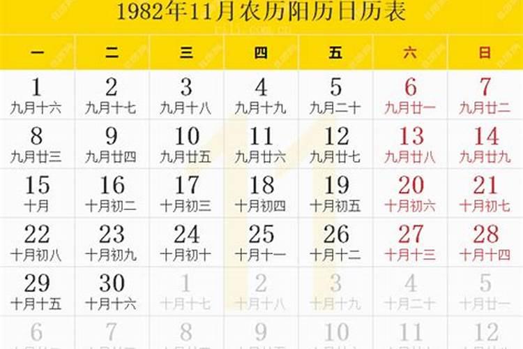 阴历1982年11月19出生今年运势
