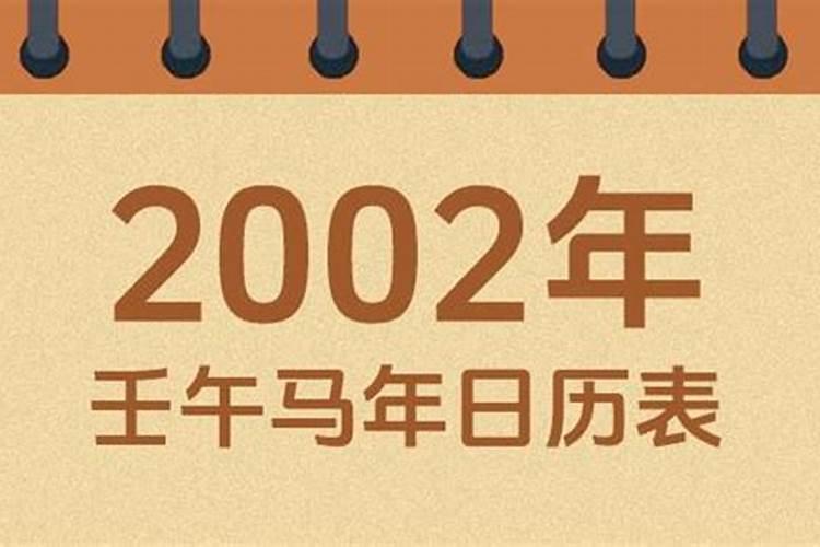 2002小年阳历