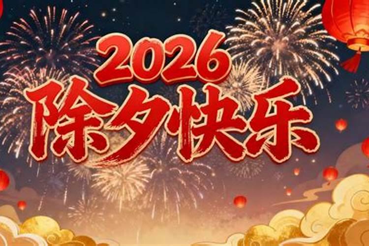 2026除夕礼拜几？