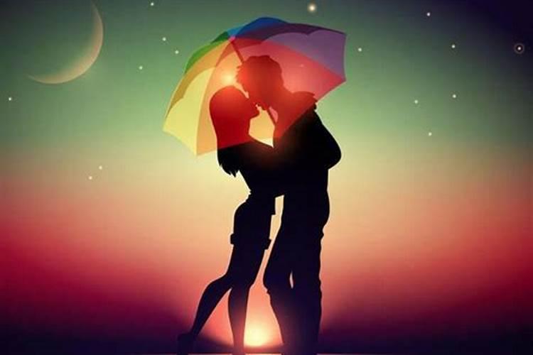 梦见跟自己爱人接吻什么意思？