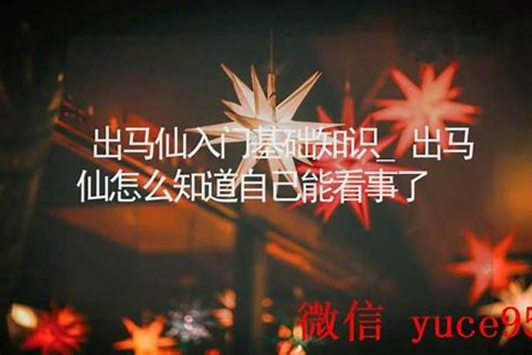 出马仙做法事半年了