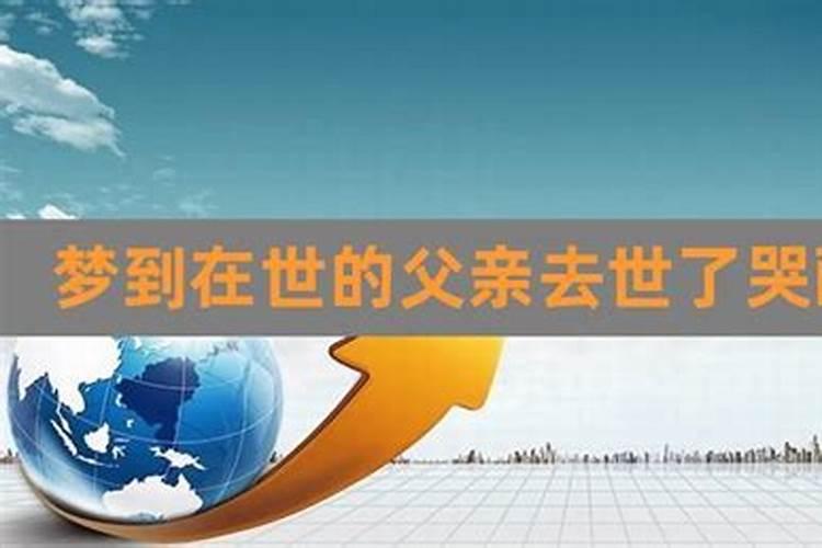 梦见爸爸死了哭醒了