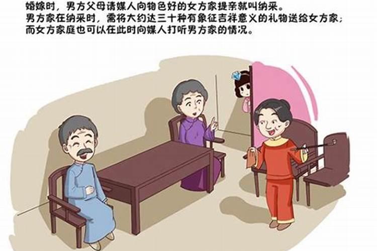 纳采是合八字吗？