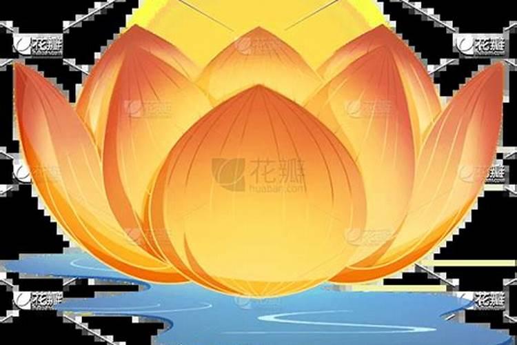七月十五上坟祭品莲花
