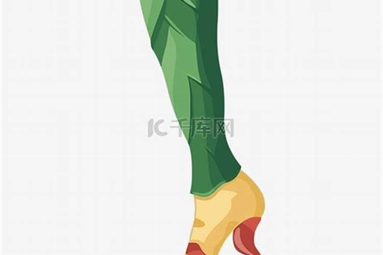 梦见男人是绿色的腿