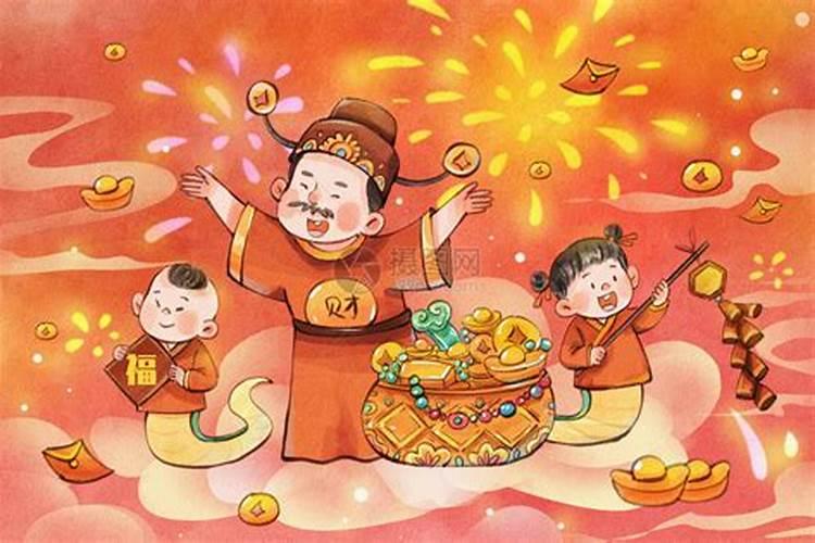 财神送财童子
