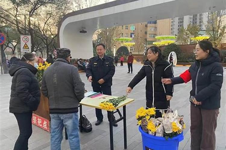乡镇寒衣节开展禁燃禁放