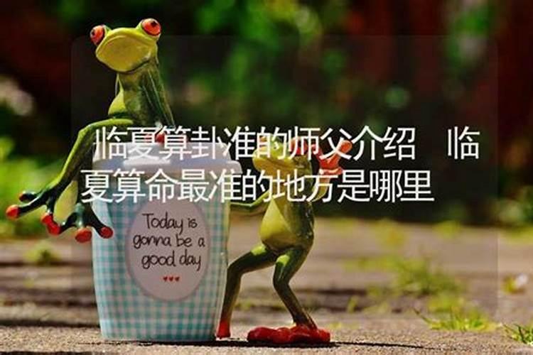 临夏哪里有算命的高人？