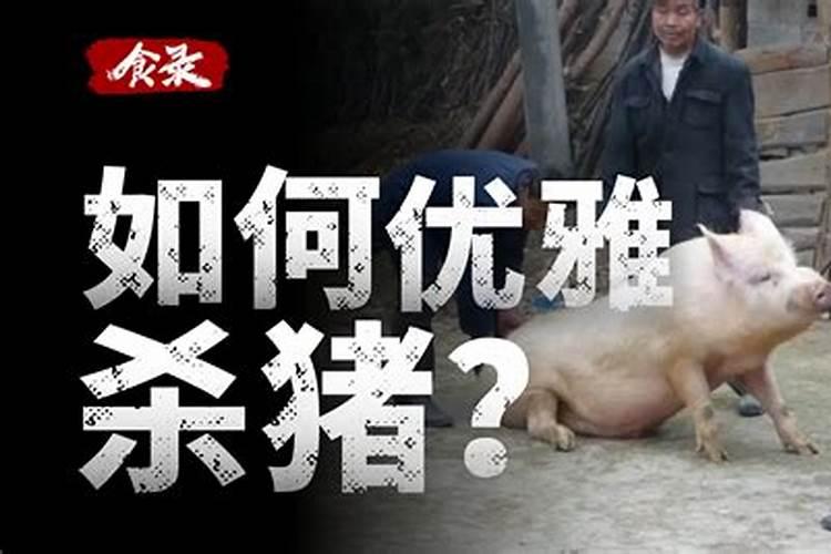 杀猪杀不死是什么预兆？