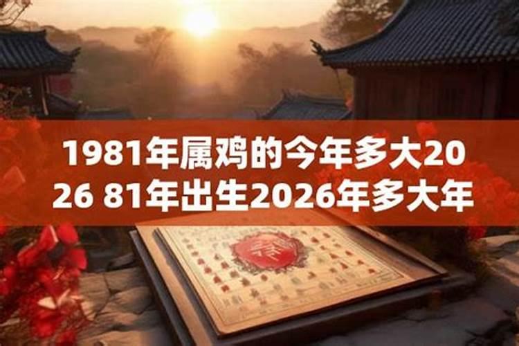 2026年属鸡今年多大了？