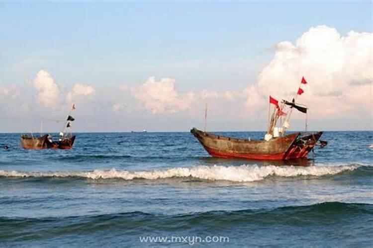 梦见大海和船
