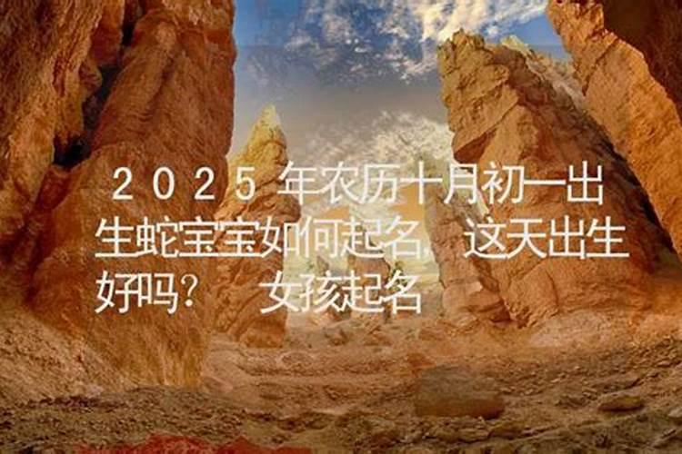 生肖蛇十月初一出生好吗？