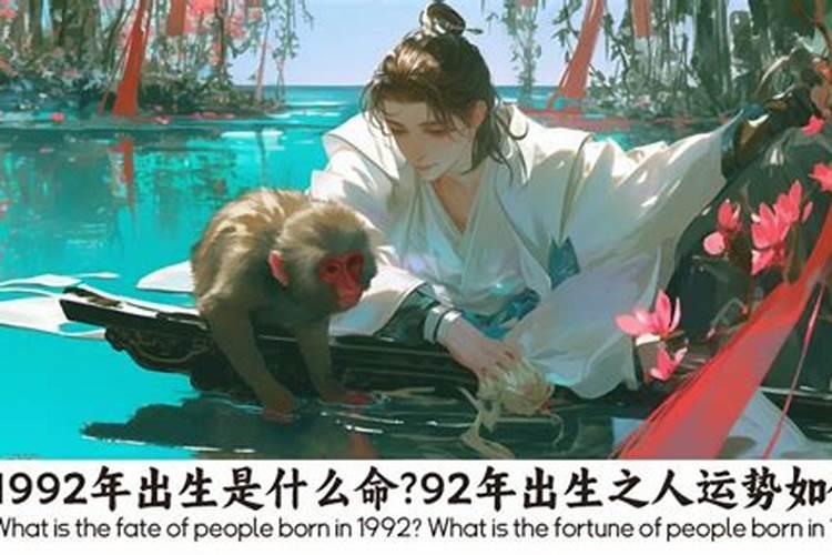1992年出生的今年运势男