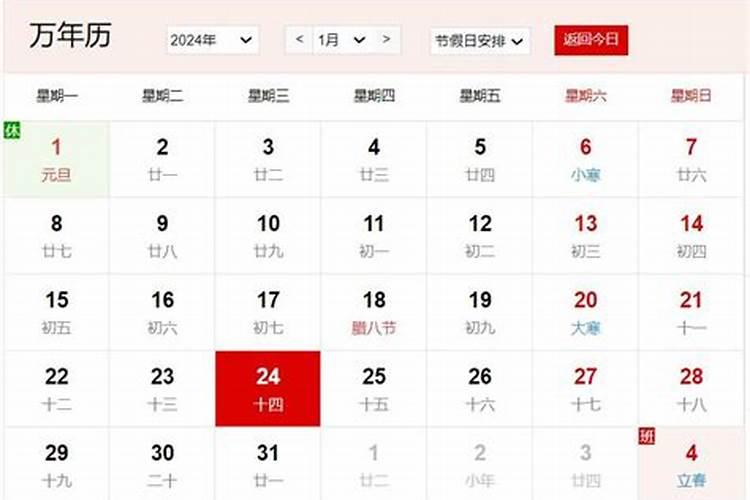 农历腊月14是什么日？