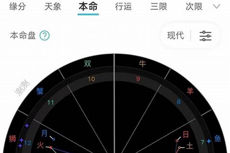 情侣星盘看运势是看次限吗？