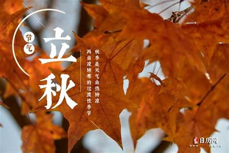 我说是几月几号立秋？