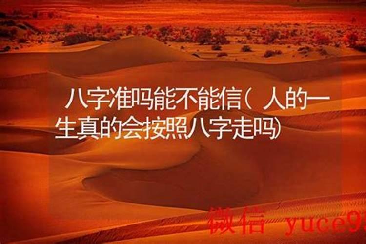 八字准吗能不能信事例？